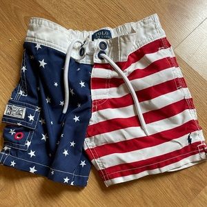 Ralph Lauren Swim Trunks Patriotic